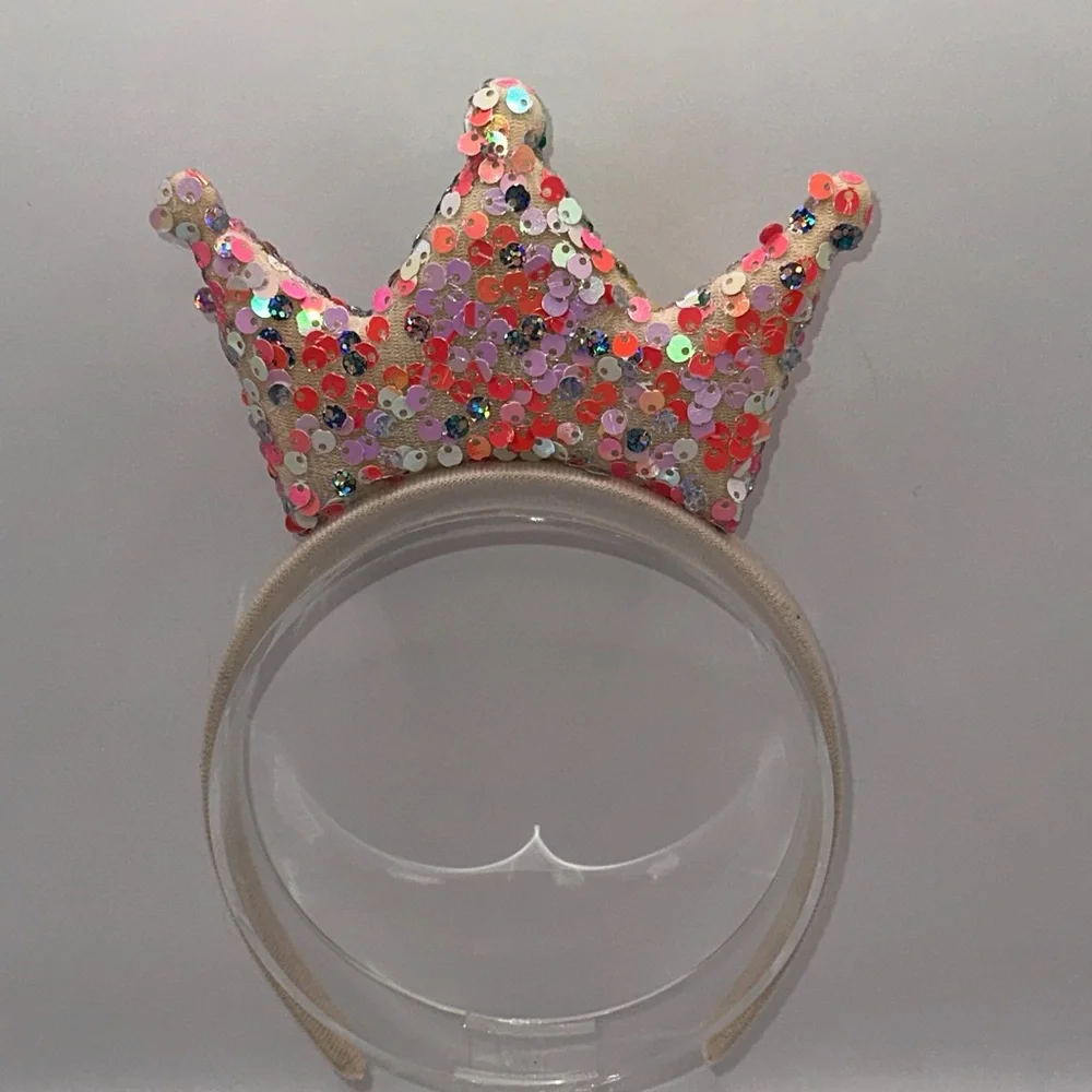 Rainbow Roses Rhinestone Princess Tiara and Wand